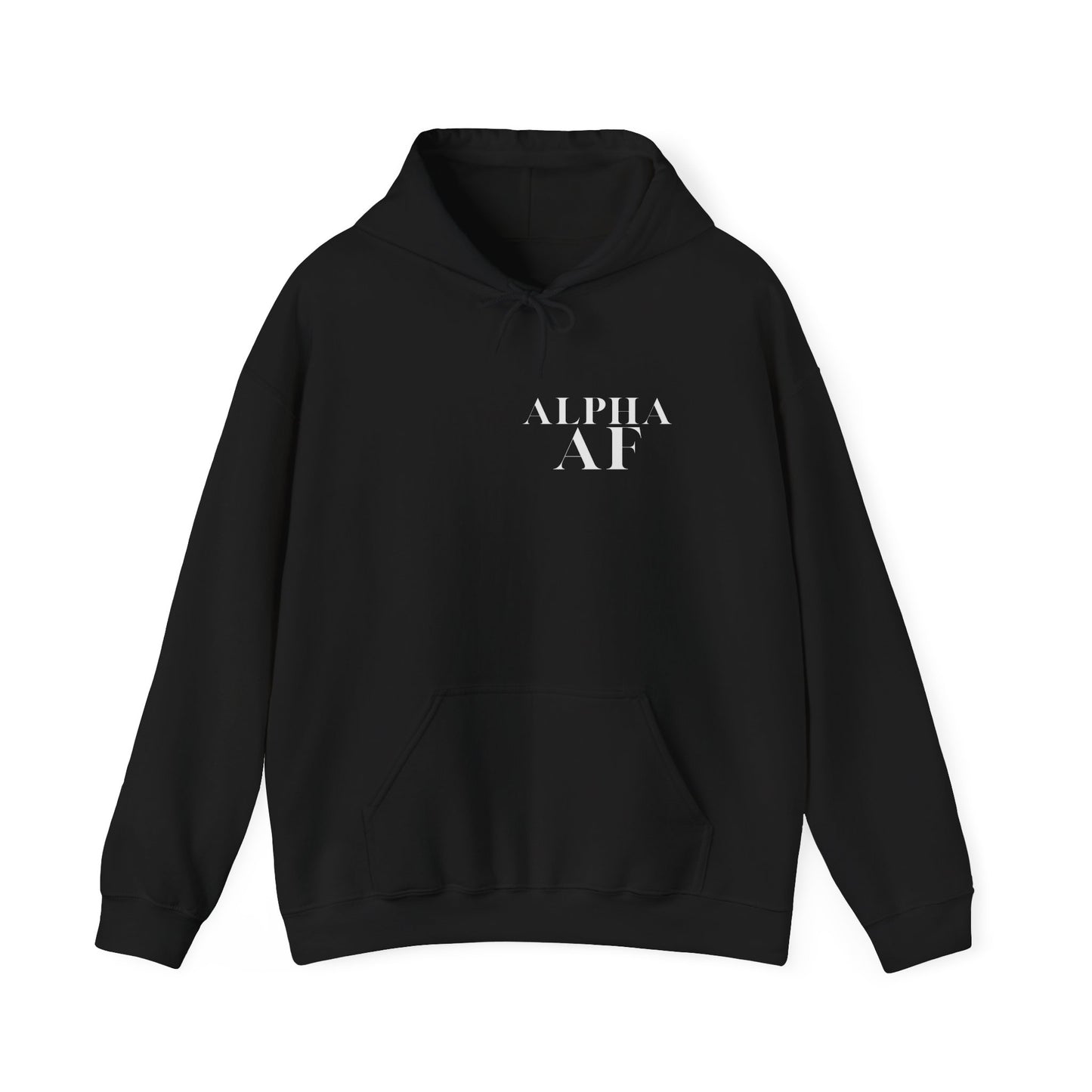Alpha AF Minimalist Hoodie — Streetwear  Pullover