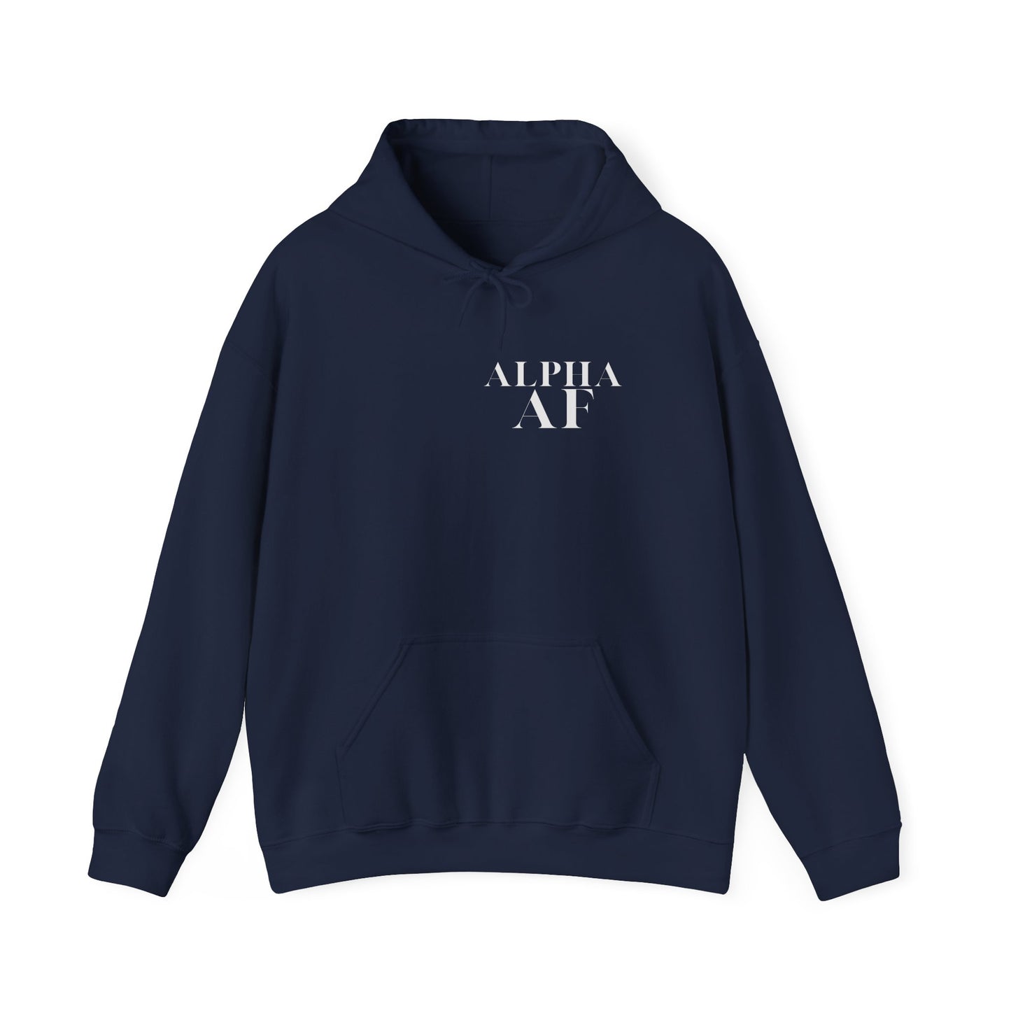 Alpha AF Minimalist Hoodie — Streetwear  Pullover