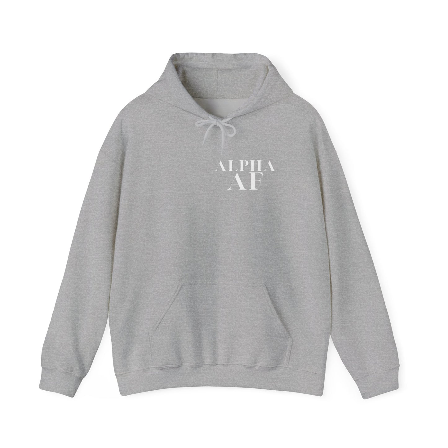 Alpha AF Minimalist Hoodie — Streetwear  Pullover