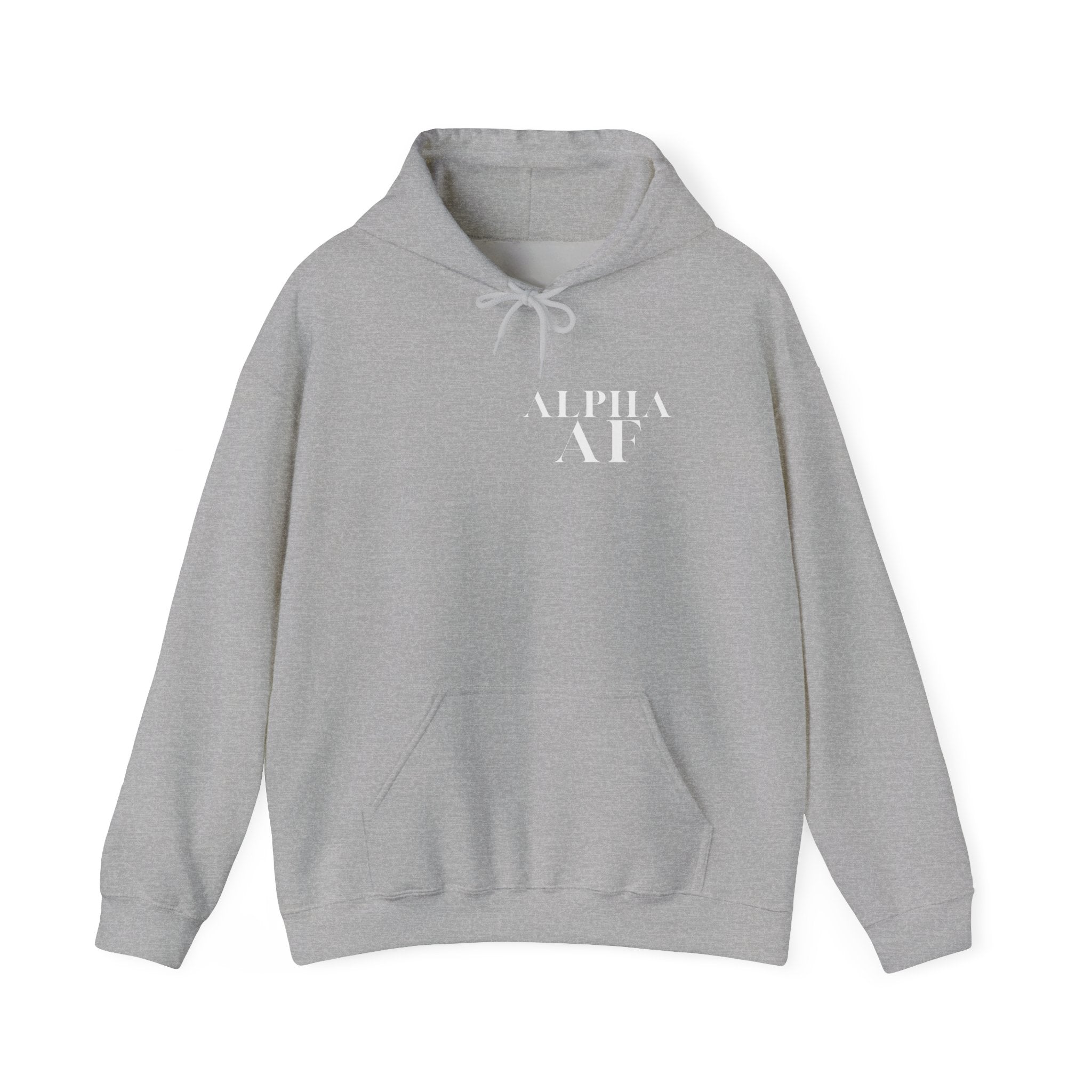 Alpha AF Minimalist Hoodie — Streetwear  Pullover