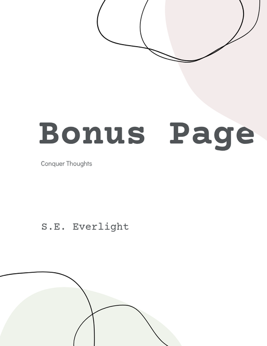 Bonus Page — “Everything Is Energy”