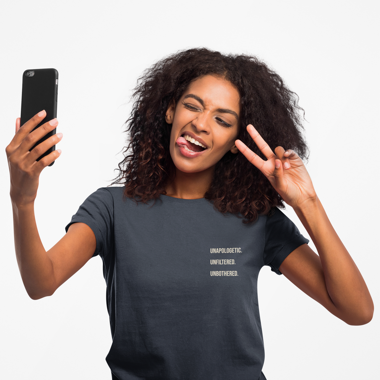 Unapologetic. Unfiltered. Unbothered. Graphic Tee